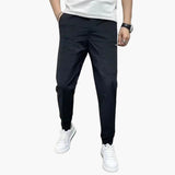 Men's cargo pants with stretch waistband