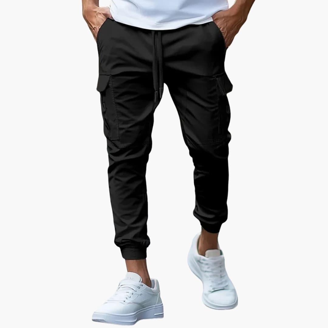 Men's cargo jogger pants with waist