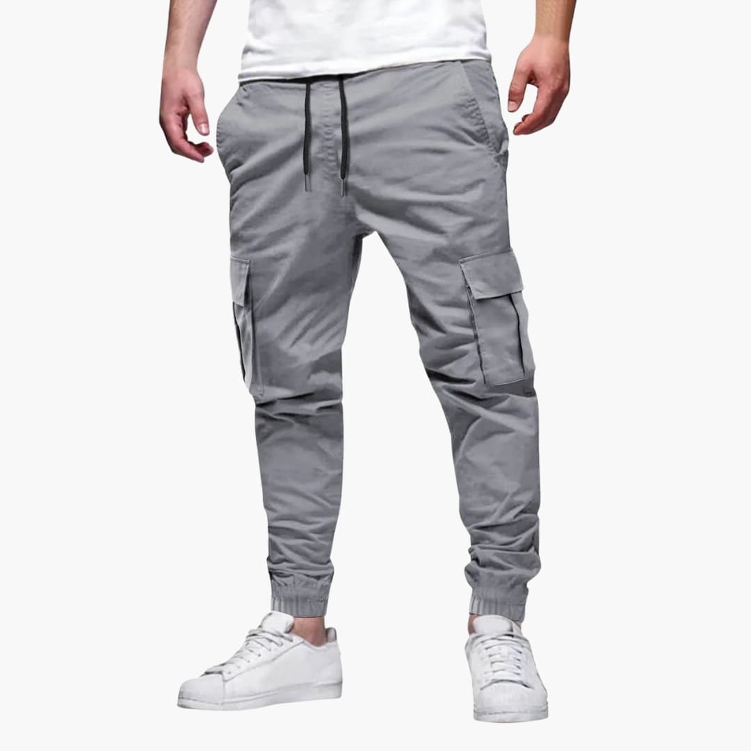 Men's cargo jogger pants with waist