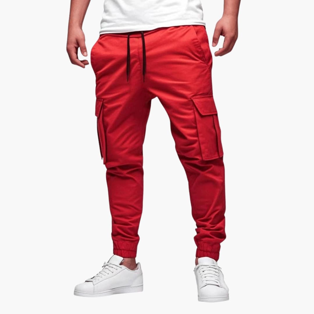 Men's cargo jogger pants with waist