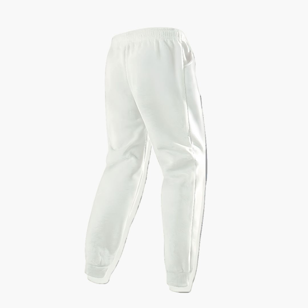 Men's jogger pants with ribbed ankles