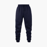 Men's jogger pants with ribbed ankles