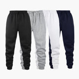 Men's jogger pants with ribbed ankles