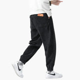 Men's corduroy jogging pants