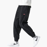 Men's corduroy jogging pants