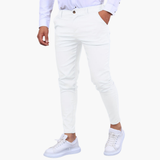 Men's slim-fit pants with stretch
