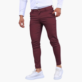 Men's slim-fit pants with stretch