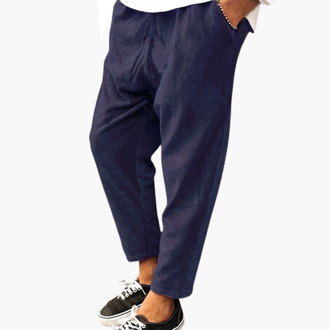 Men's corduroy pants loose fit