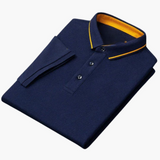 Men's Short Sleeve Polo with Embroidered Details