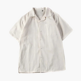 Men's polo with Cuban collar and chest pocket