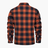 Men's checked overshirt jacket