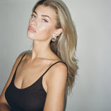 Silver Tarn Twist Earrings