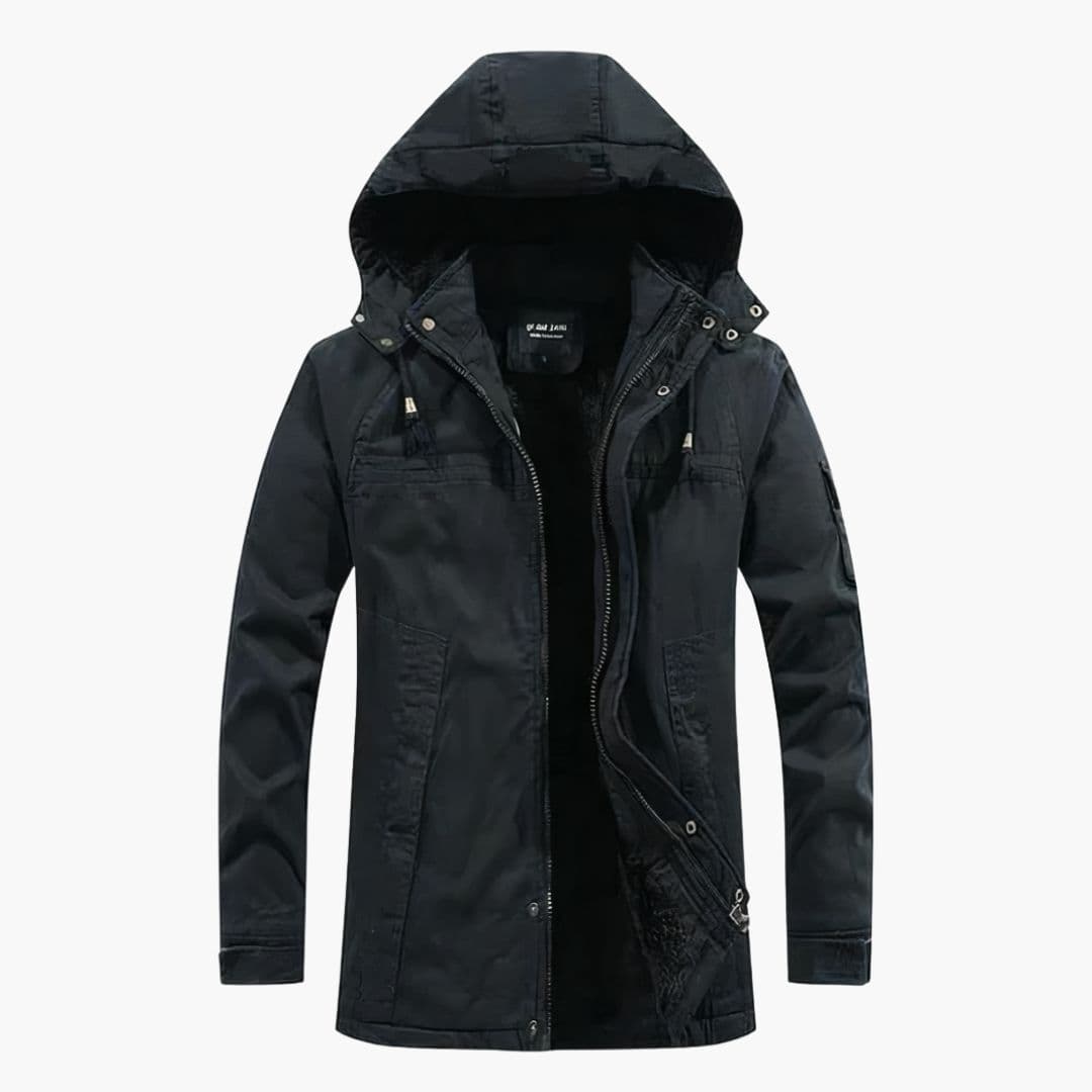 Men's Winter Jacket with Hood