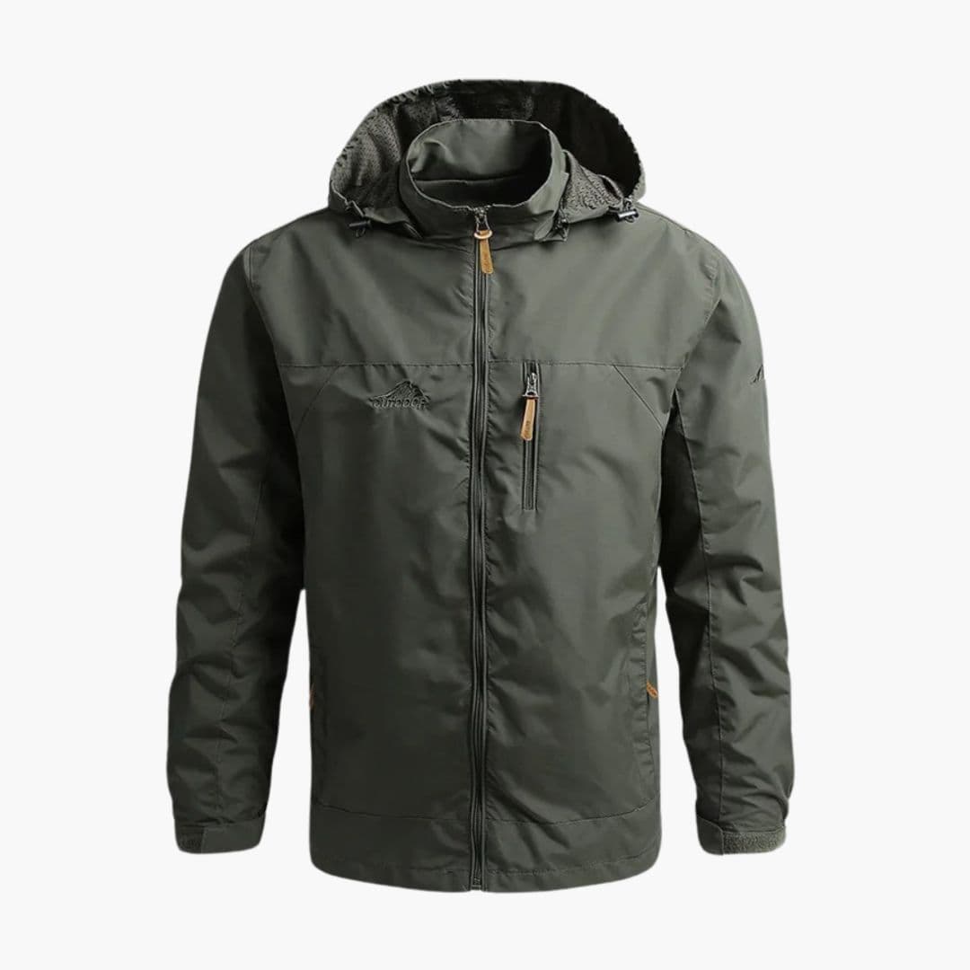 Men's Jacket with Adjustable Hood