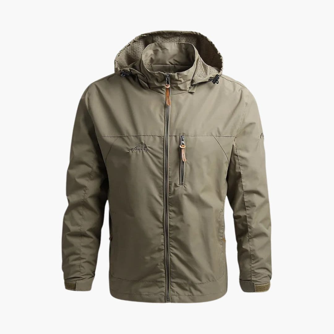 Men's Jacket with Adjustable Hood
