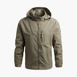 Men's Jacket with Adjustable Hood