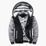 Men's Hoodie Jacket with Fleece Lining