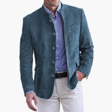 Men's Jacket with Mao Collar