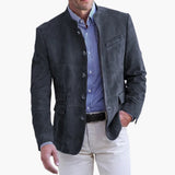 Men's Jacket with Mao Collar