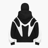Men's zip-up hoodie with hood