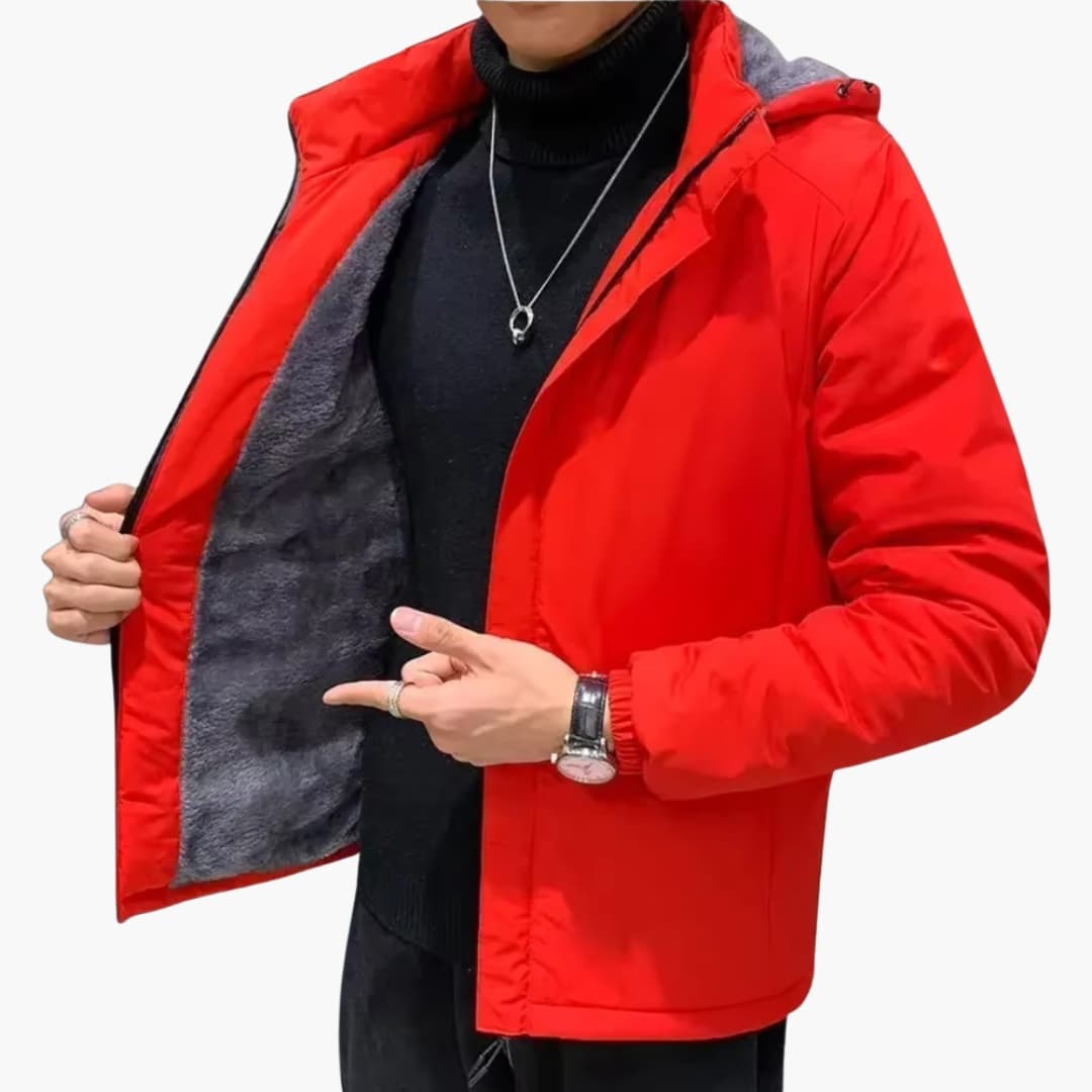 Men's hooded jacket