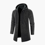 Men's hooded jacket with long sleeves
