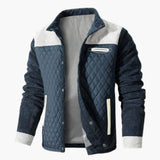 Men's cruiser jacket with quilted surface