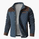 Men's cruiser jacket with quilted surface