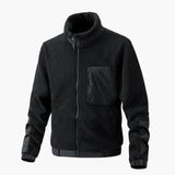 Men's autumn jacket with zipper closure