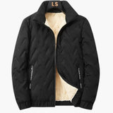 Men's ski jacket with inner lining and zip closure