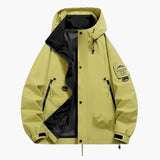 Unisex ski jacket with integrated hood and full zip