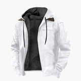 Men's hooded jacket with pockets