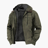 Men's hooded jacket with pockets