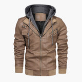 Men's hooded jacket with multiple pockets