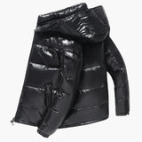 Men's jacket with hood and zipper