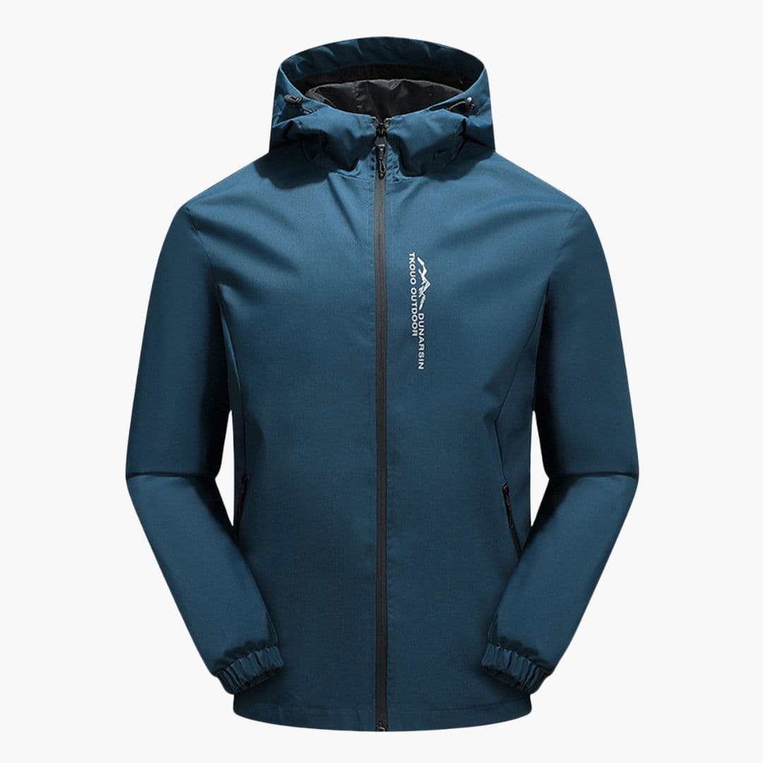 Men's jacket with hood and long sleeves