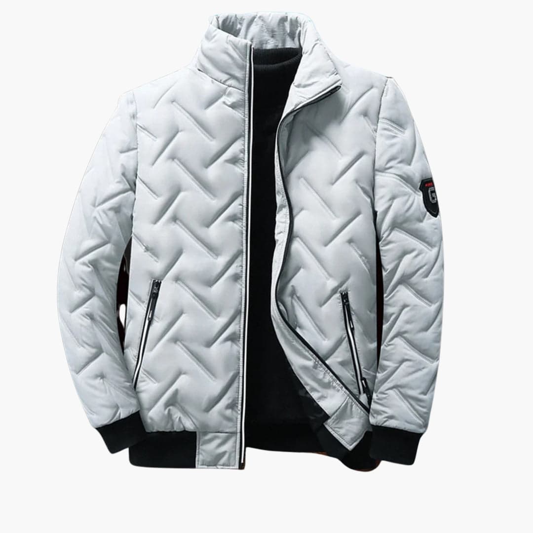 Men's jacket with zipper
