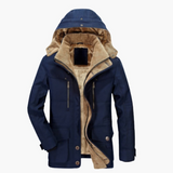 Men's jacket with zipper and hood