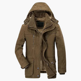 Men's jacket with zipper and hood