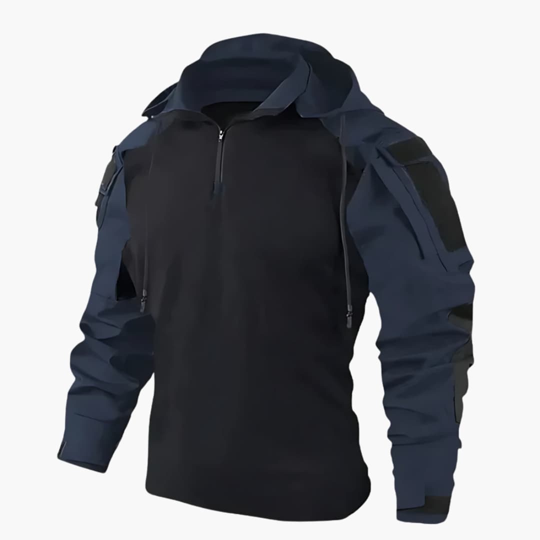 Tactical jacket for men with hood