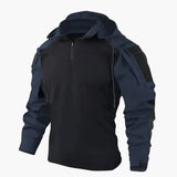Tactical jacket for men with hood