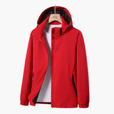 Unisex hoodie jacket with zipper closure