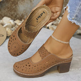 Sienna | Cutout Heeled Sandals