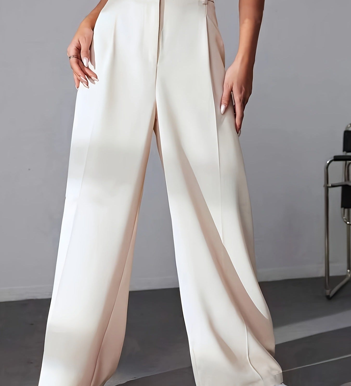 Arden Flow Tailored Wide-Leg Pants