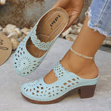 Sienna | Cutout Heeled Sandals