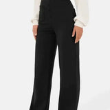 Harbour Street Wide-Leg Button Pants