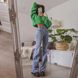 Hylda High-Waisted Seam Detail Jeans