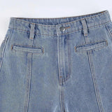 Hylda High-Waisted Seam Detail Jeans