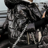 Harper – Elegant Winter Coat with Hood and Padding