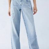 Meadow Bow Embroidered Jeans